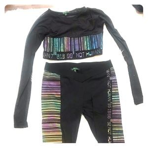 Dolls Kill Acid Scan Me Up Reflective Outfit